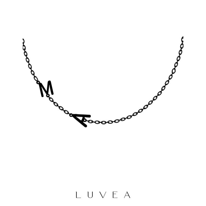 Collier initiales et symboles Eleve
