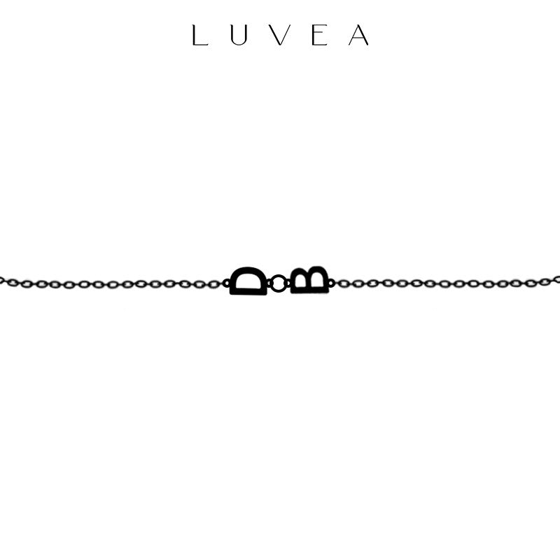 Bracelet initiales personnalisées