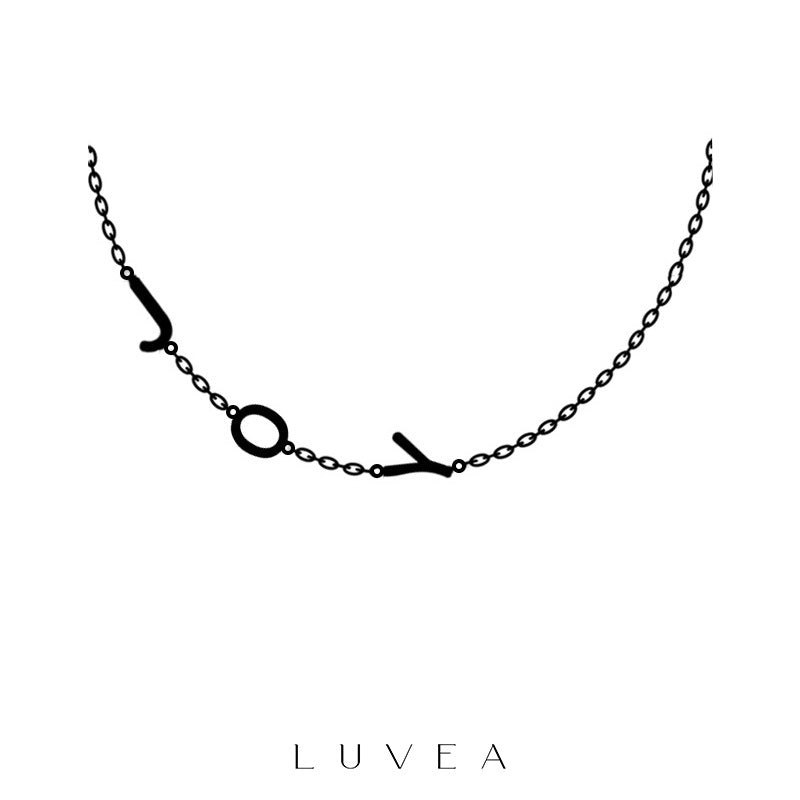 Collier initiales et symboles Eleve