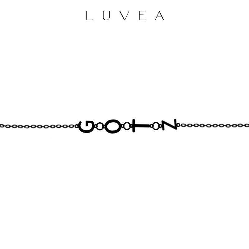 Bracelet initiales personnalisées
