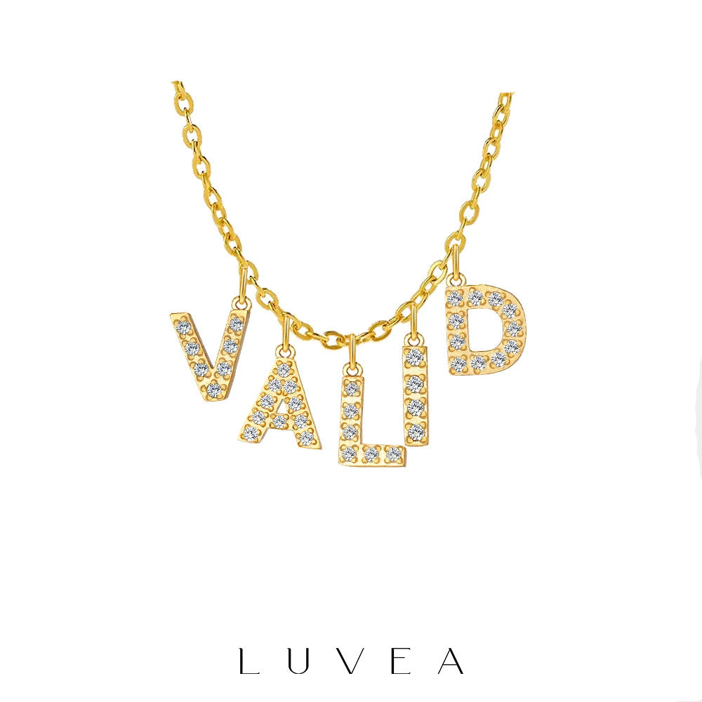 Collier initiales Eclat