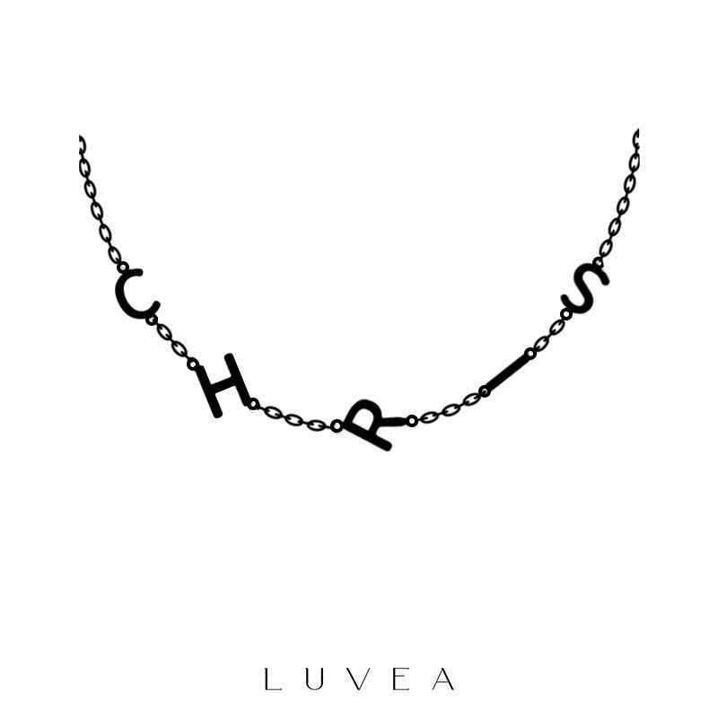 Collier initiales et symboles Eleve