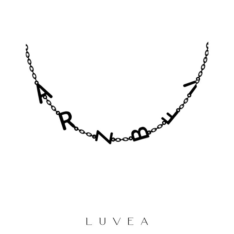 Collier initiales et symboles Eleve