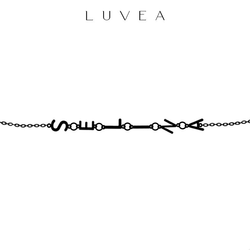 Bracelet initiales personnalisées