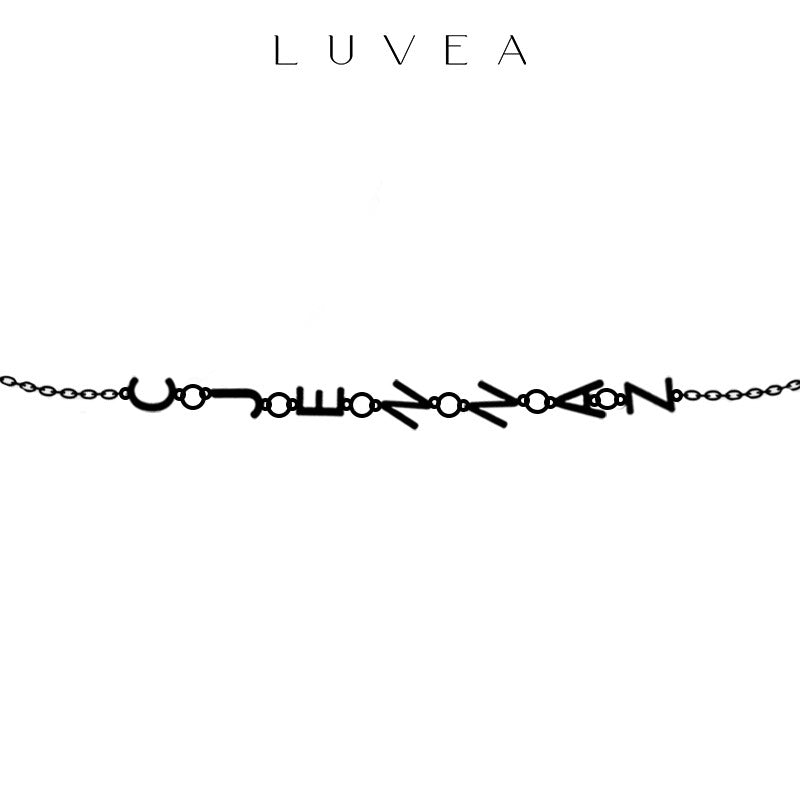 Bracelet initiales personnalisées