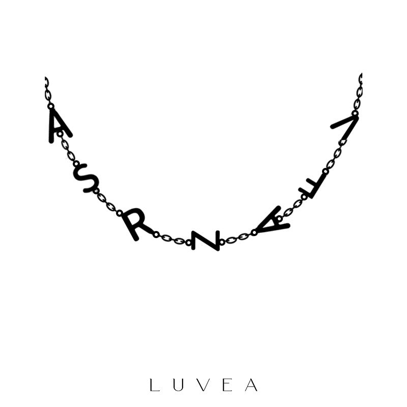 Collier initiales et symboles Eleve