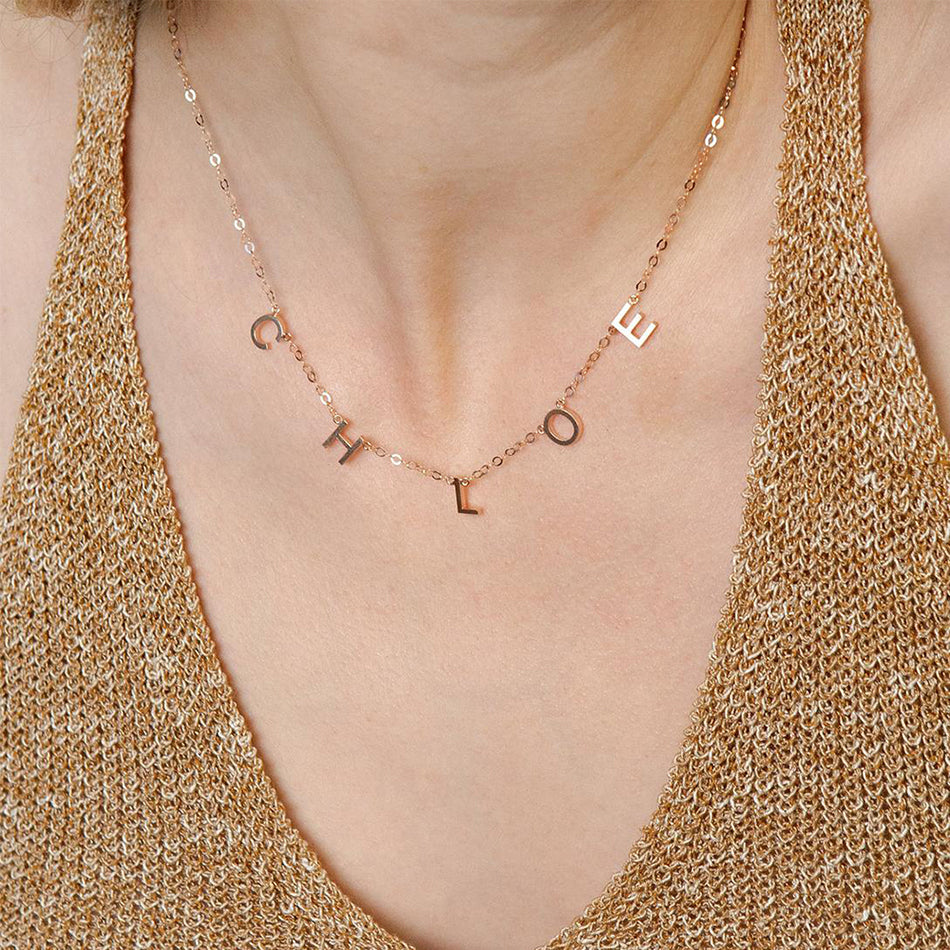 Collier initiales et symboles Vita