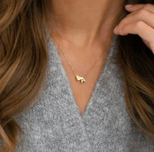 Collier initiale aimée