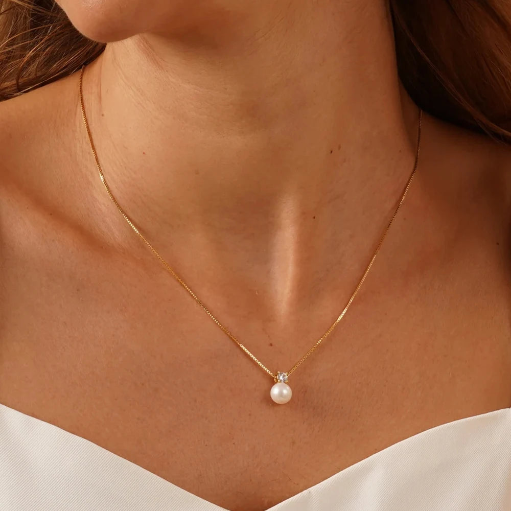 Celestial Pearl Necklace