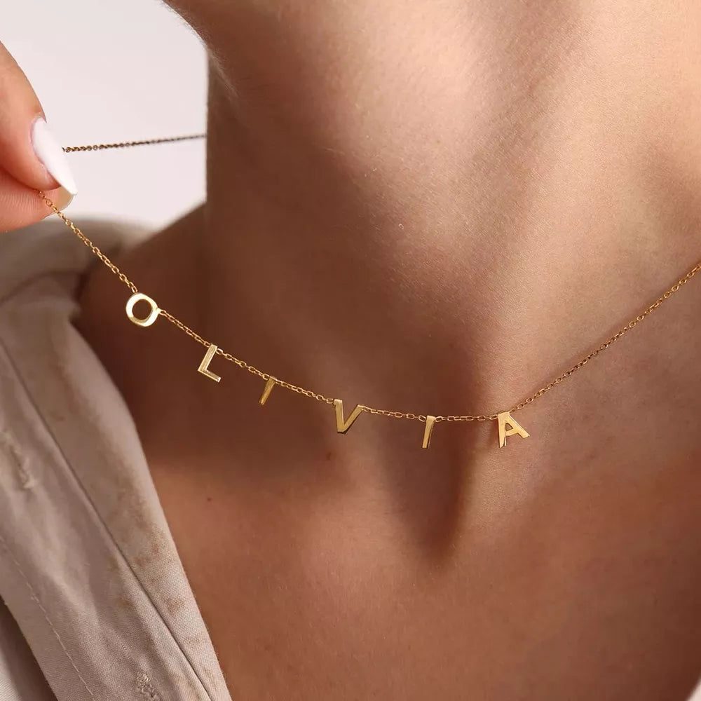 Collier initiales et symboles Vita
