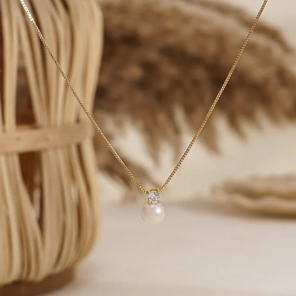 Celestial Pearl Necklace