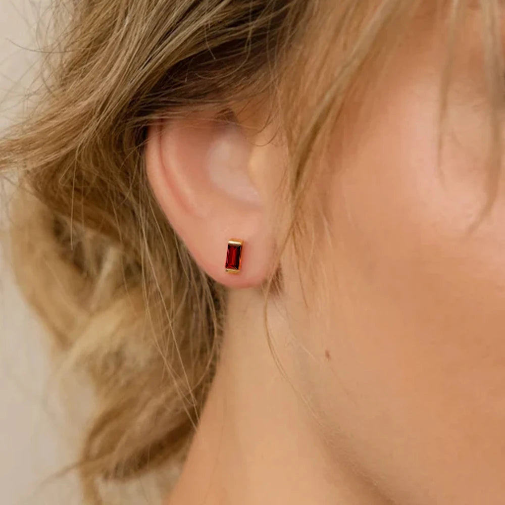 Boucles d'oreilles pierre de naissance Gemina