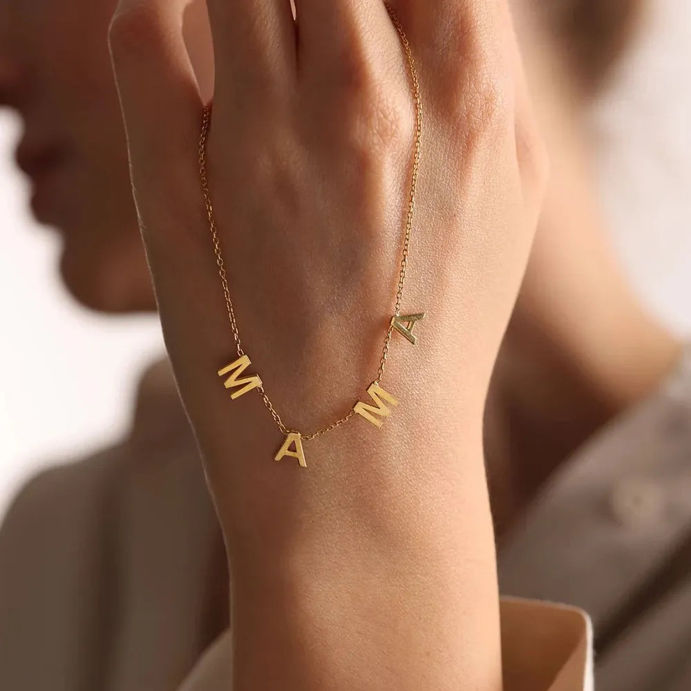 Collier initiales et symboles Vita