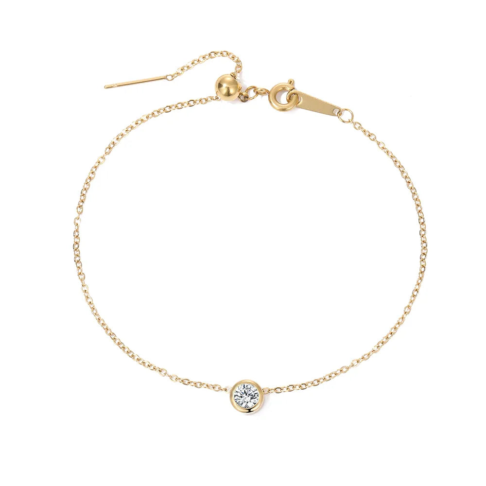 Thin necklace for charms