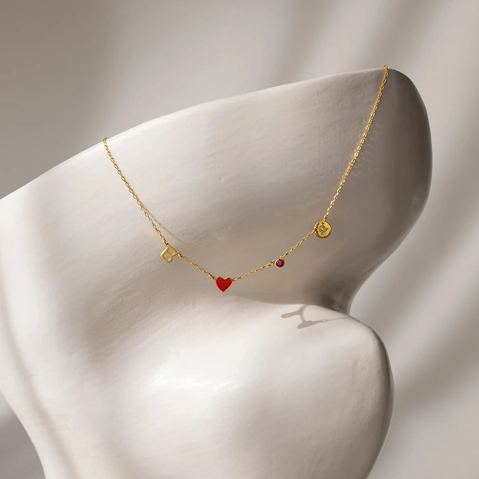 Collier personnalisé astro et initiale Celestia