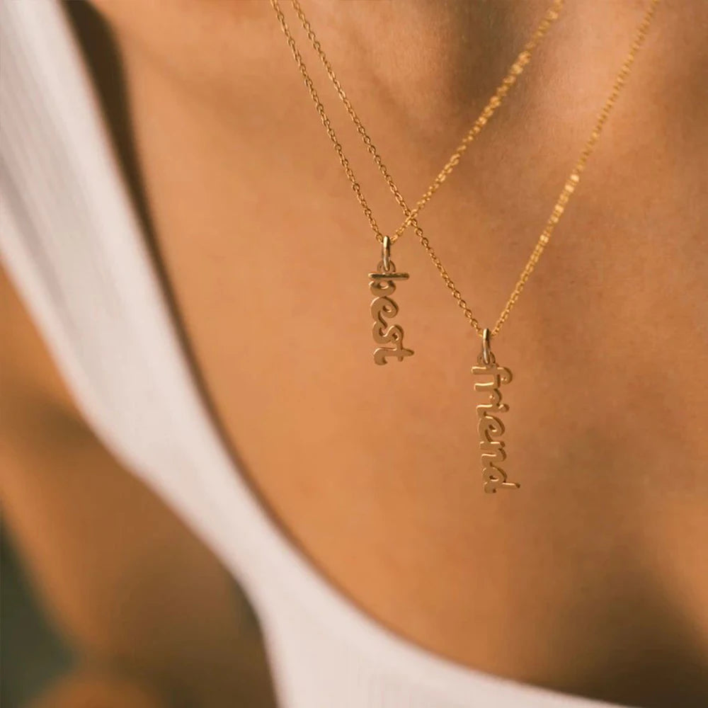 Collier personnalisé vertical Viona