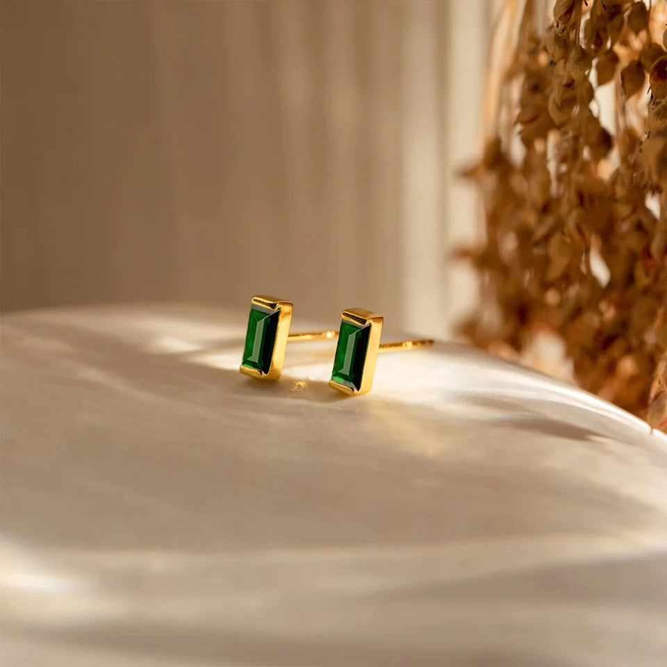 Boucles d'oreilles pierre de naissance Gemina