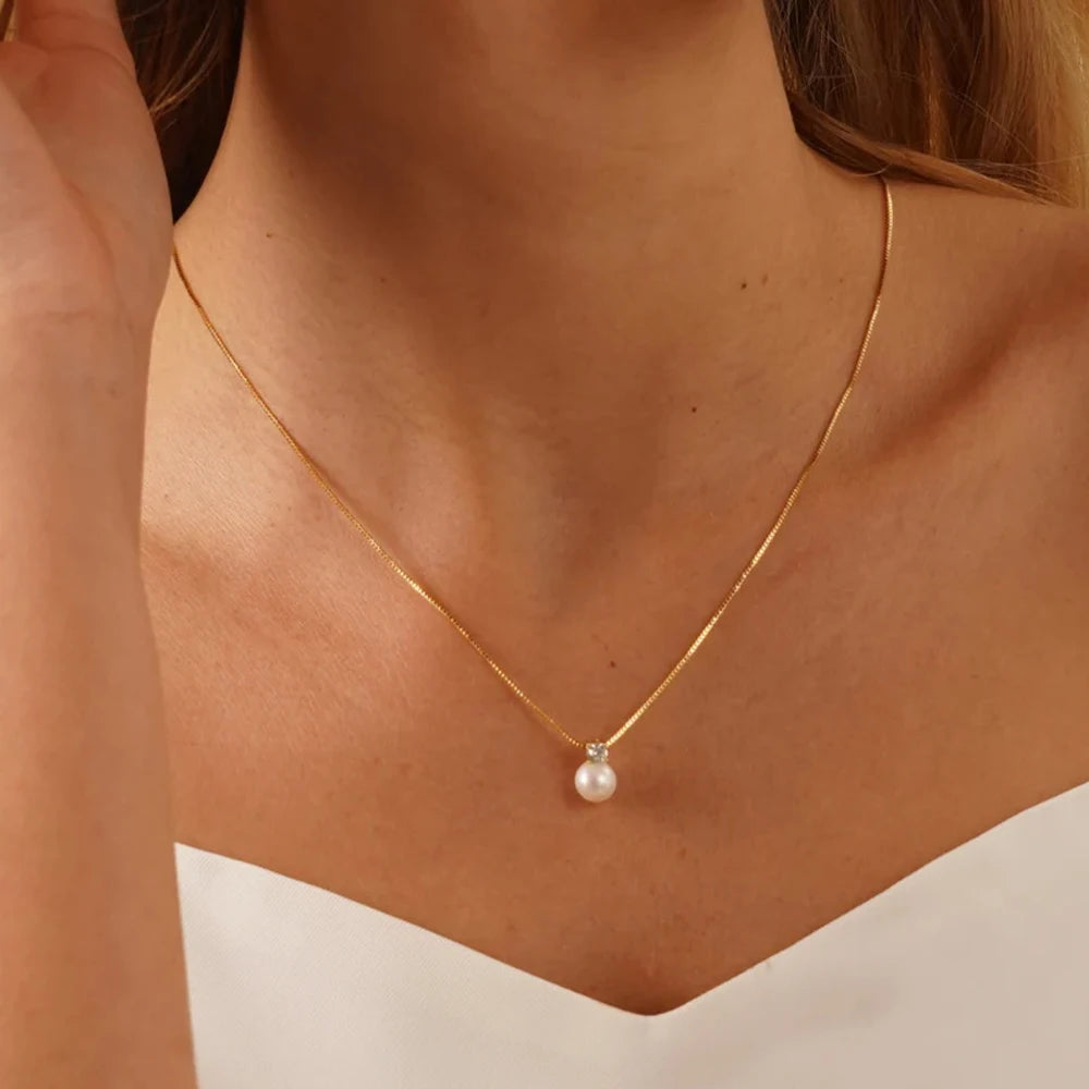 Celestial Pearl Necklace