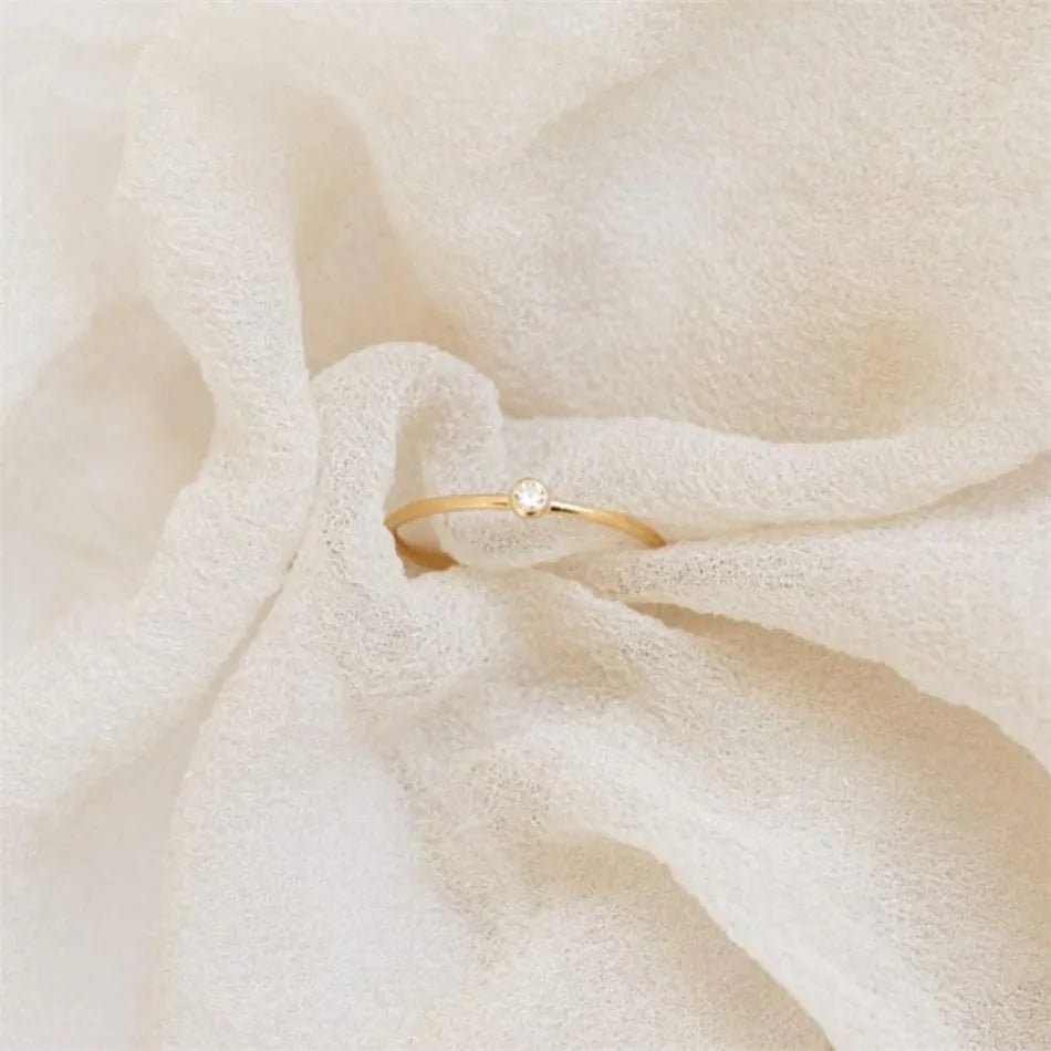 Lumina Solitaire Ring