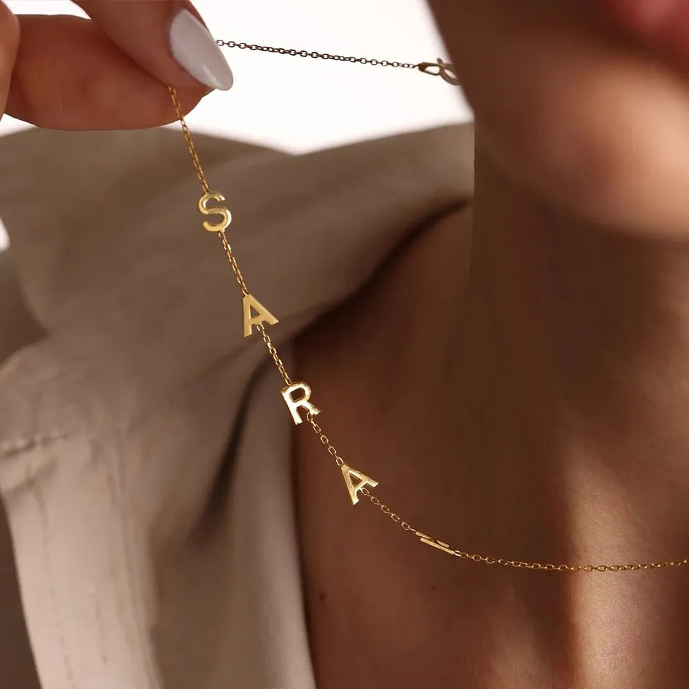 Collier initiales et symboles Eleve