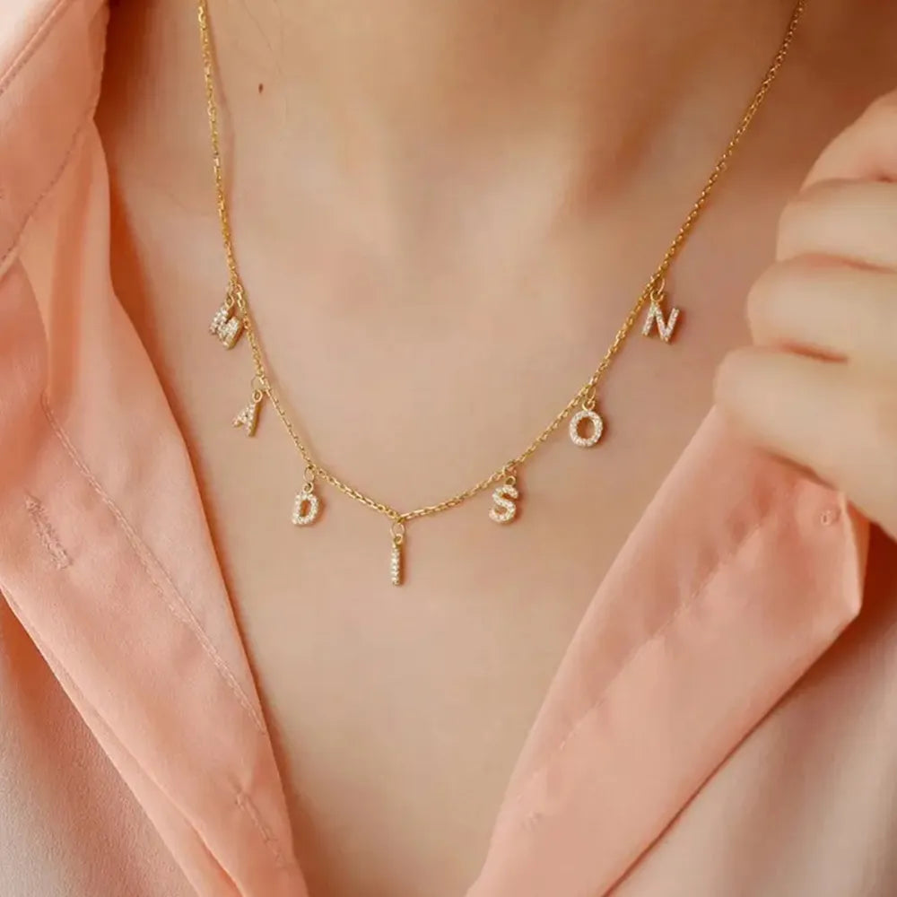 Collier initiales Eclat