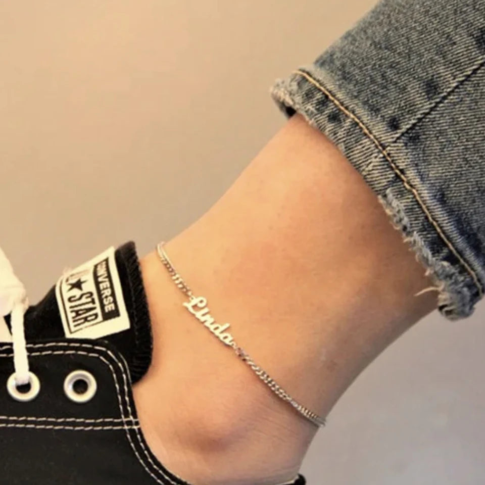 Bracelet de cheville personnalisé Nomina
