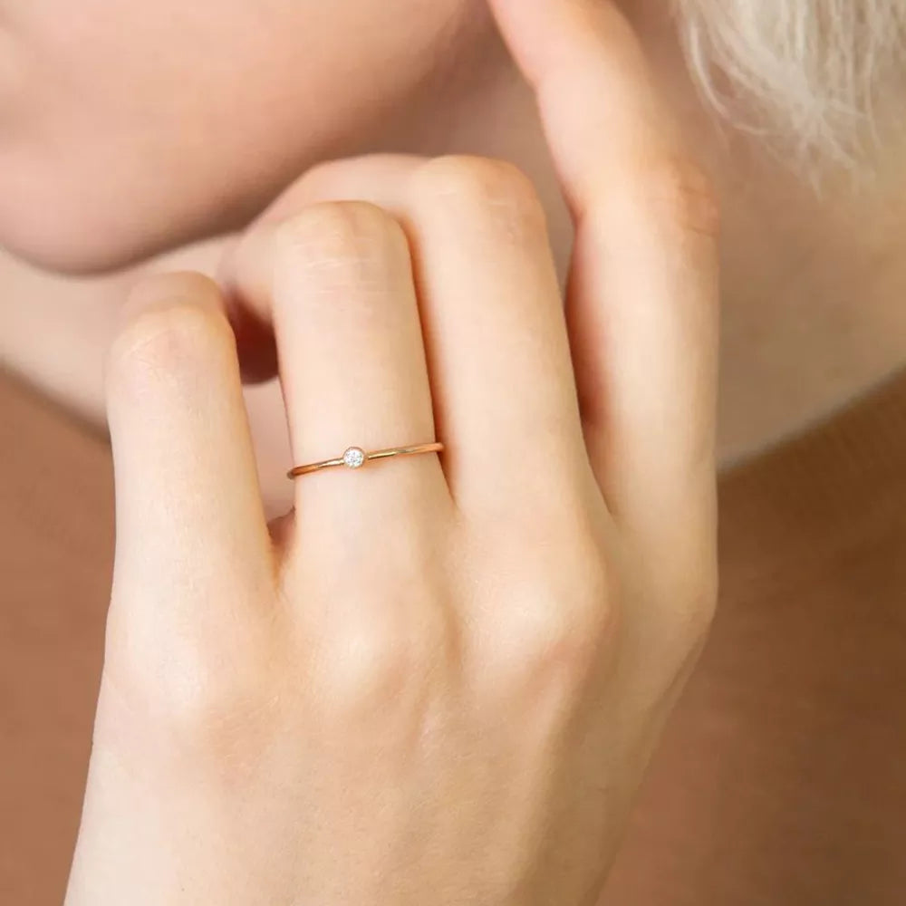 Lumina Solitaire Ring
