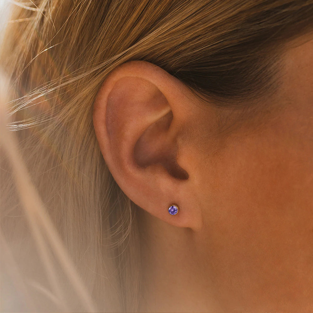 Lumina Solitaire Earrings