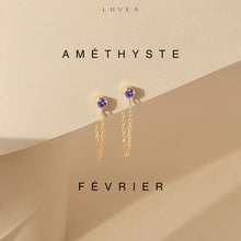 Boucles d'oreilles à chaîne Lumina