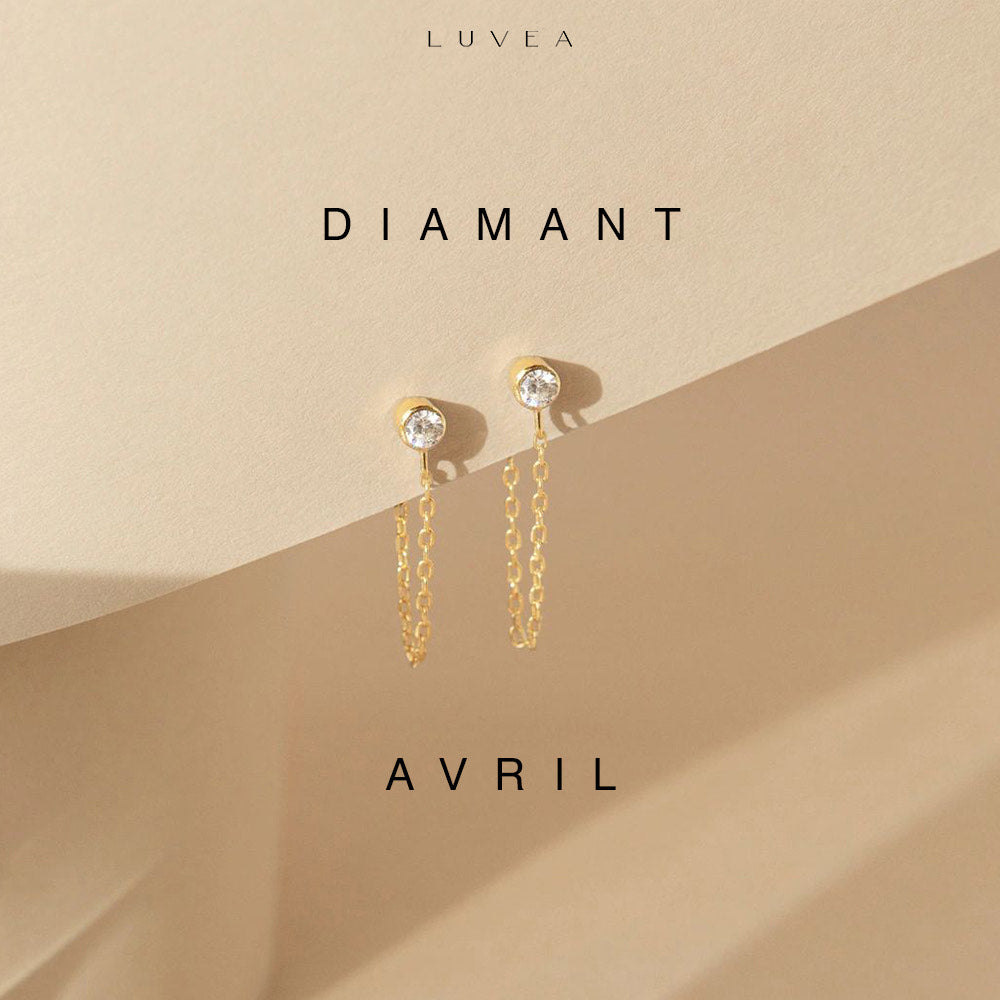 Boucles d'oreilles à chaîne Lumina