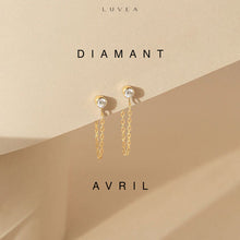 Boucles d'oreilles à chaîne Lumina