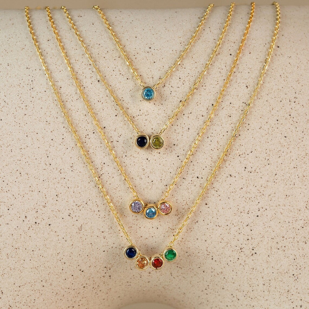 Collier pierres de naissance Lumina