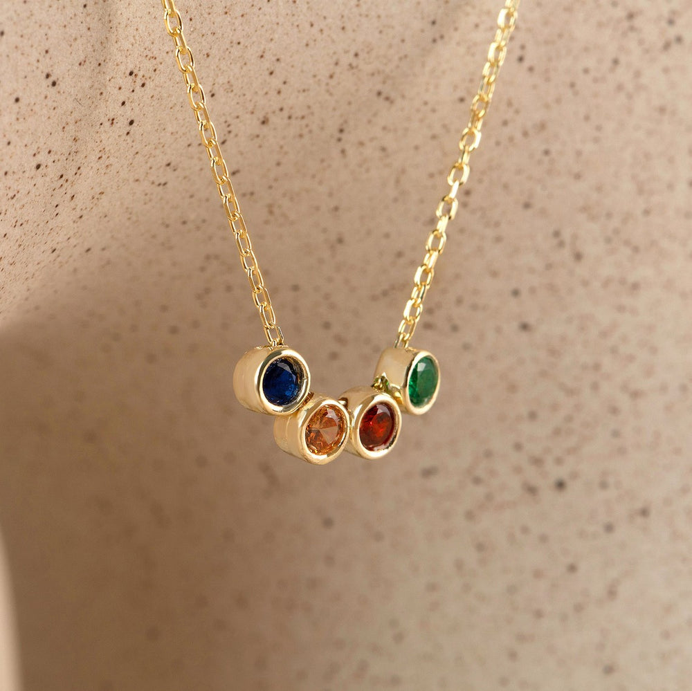 Collier pierres de naissance Lumina