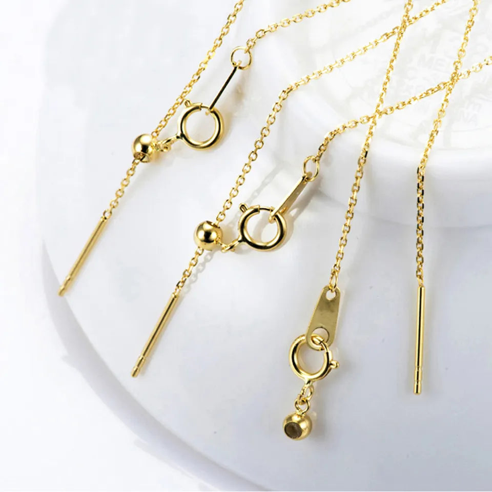 Thin necklace for charms