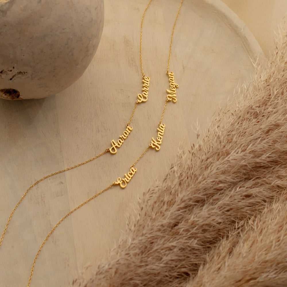 Collier personnalisé multi prénoms Valeria