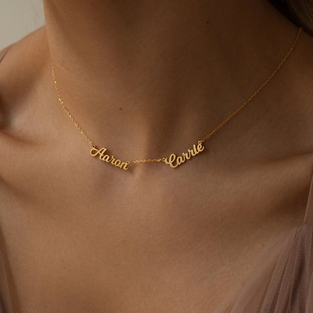 Collier personnalisé multi prénoms Valeria