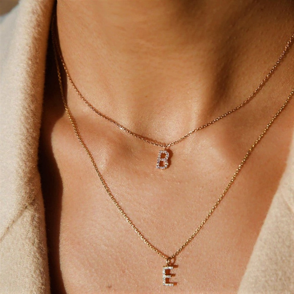 Collier initiales Eclat