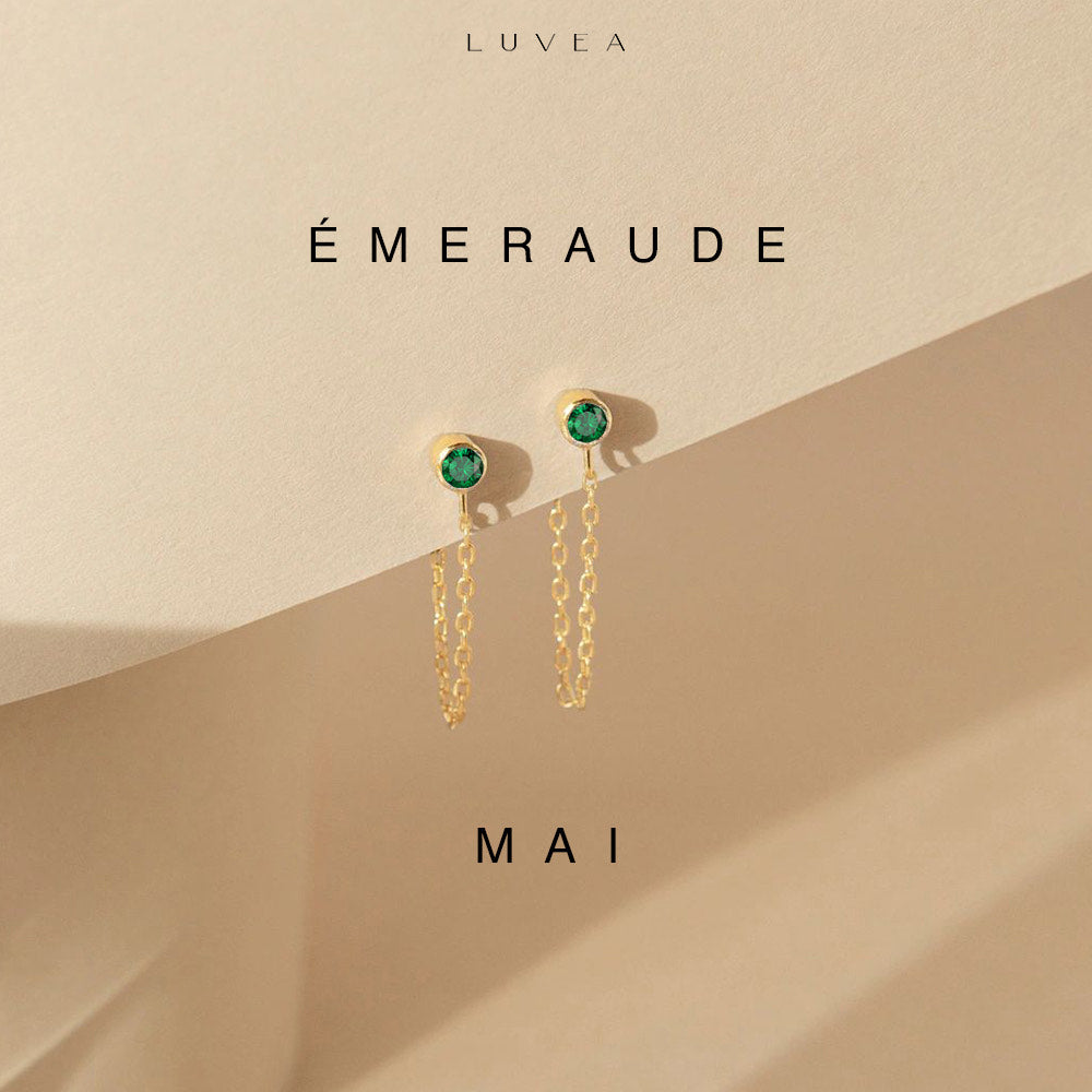 Boucles d'oreilles à chaîne Lumina
