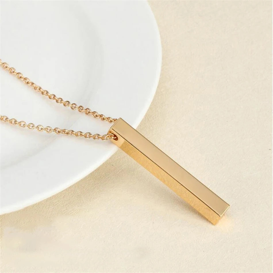 Collier personnalisé à 4 faces Enigma