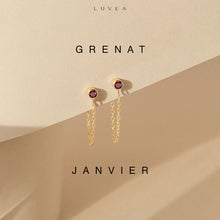 Boucles d'oreilles à chaîne Lumina