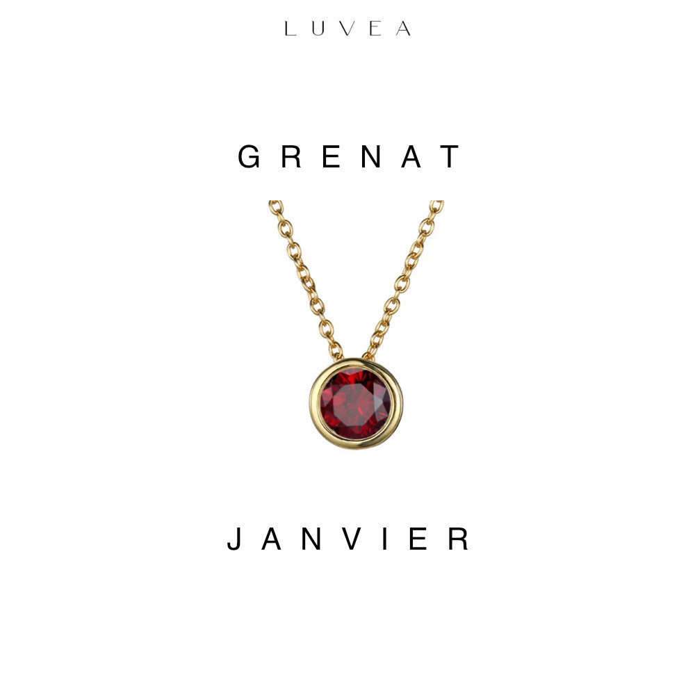 Collier pierres de naissance Lumina