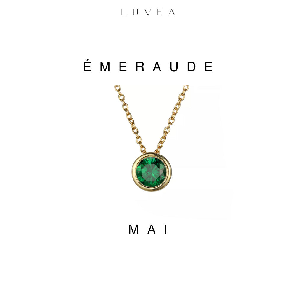 Collier pierres de naissance Lumina