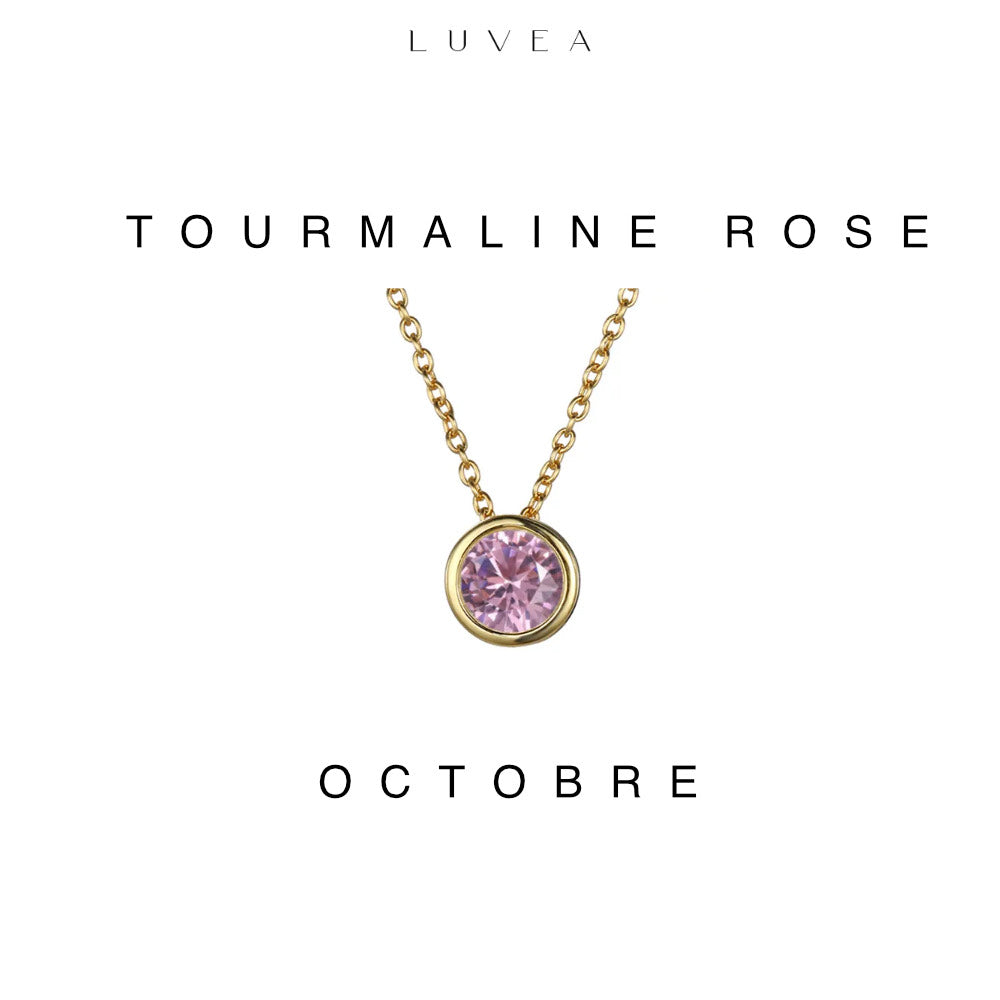 Collier pierres de naissance Lumina
