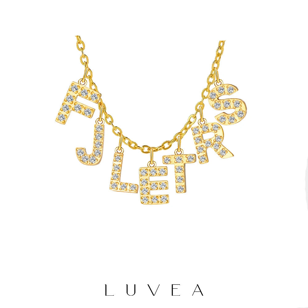 Collier initiales Eclat