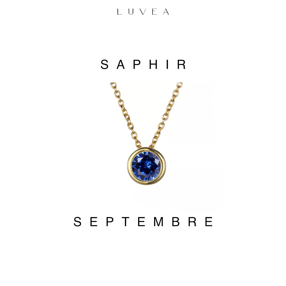 Collier pierres de naissance Lumina