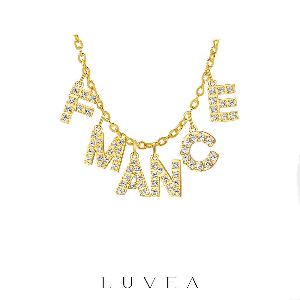 Collier initiales Eclat