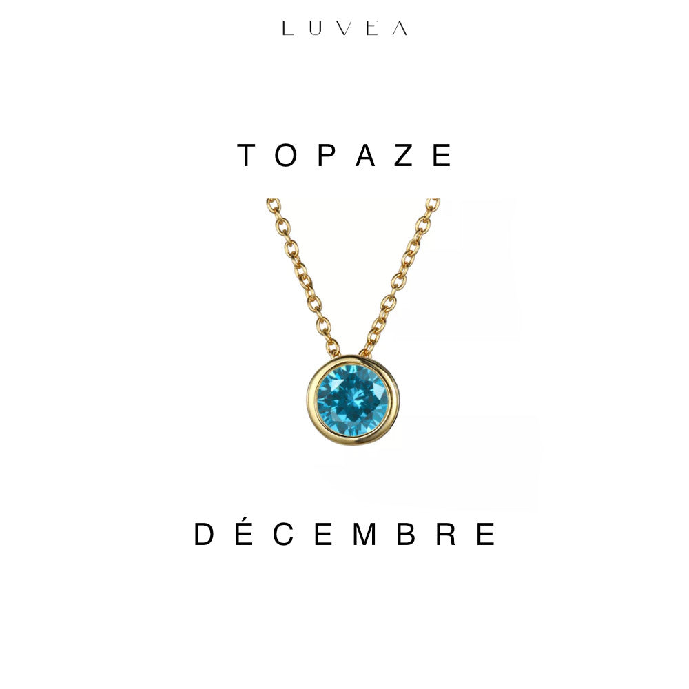 Collier pierres de naissance Lumina