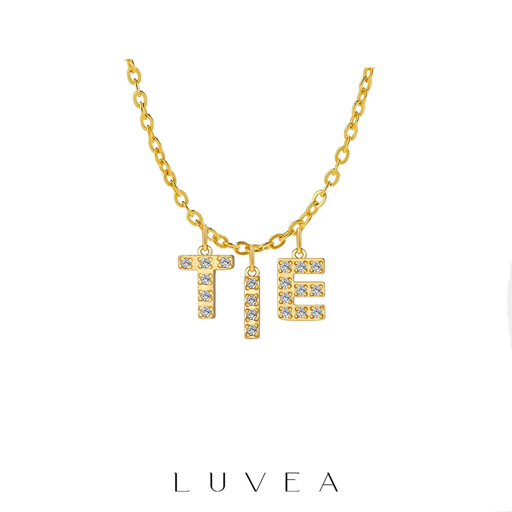 Collier initiales Eclat